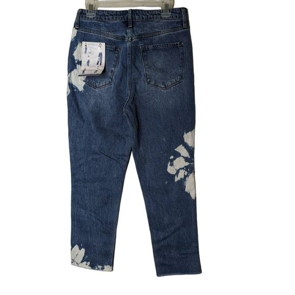 Simple society high rise button fly medium wash denim jeans sz 7/28 - Picture 8 of 11